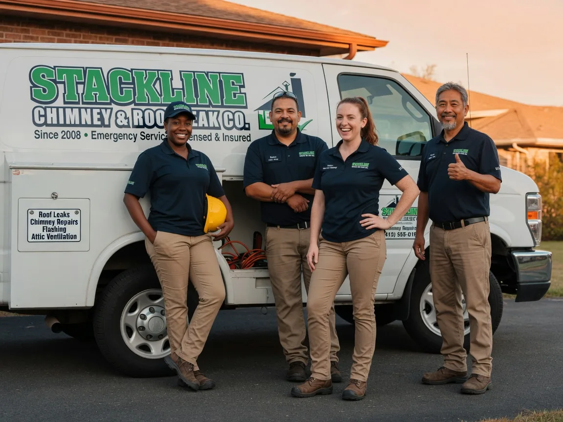 Chimney flashing repair company in Hamburg, MN